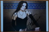 Autograf Tarja Turunen, fosta componenta a formatiei Nightwish intre anii 1996 - 2005
