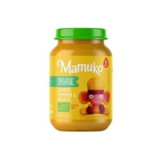 Piure de morcovi, dovleac si cartofi, bio, 190g, Mamuko