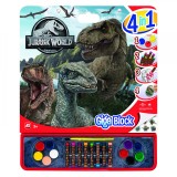 Jurassic world set pentru desen giga block 4 in 1, AS