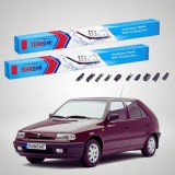 Cumpara ieftin Ștergătoare Skoda Felicia I 6U1 1994-1998 | Set Față Flat Universal &ndash; TeamCar&reg;