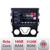 Navigatie Ford Mondeo 2013-2020 Edotec Kit-377 8 core QLED 2K 16+512 360 Android Waze USB Navigatie Internet Youtube Radio CarStore Technology