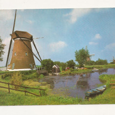 FA1 - Carte Postala - OLANDA - Wind-mills by kinderdijk, circulata