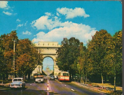 CPI B14316 CARTE POSTALA - BUCURESTI. ARCUL DE TRIUMF foto