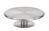 Suport rotativ tort cu picior, inox, 30.5 cm