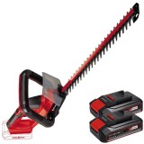 Einhell GC-CH 18/50 Li PXC + Twinpack CB - Masina de tuns gard viu 55 cm + Set 2 acumulatori Li-Ion 18 V 2.5 Ah