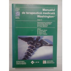 Manualul de terapeutica medicala Washington - Editori: Green; Harris; Lin; Moylan