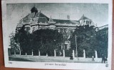 Carte postala, Cluj, Biblioteca Universitatii, 1924