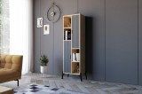 Cumpara ieftin Biblioteca Sorrento - Sapphire Oak, Antracite
