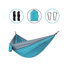 Hamac de camping, 260 x 140 cm, maxim 180 kg, Gri