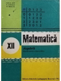 Ion D. Ion - Matematica, algebra - Manual pentru clasa a XII-a (editia 1982)