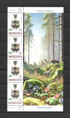 ROMANIA 2024-TROFEE DE VANATOARE, 4 SERII CU MANSETA DIN COALA DE POSTA-LP 2474