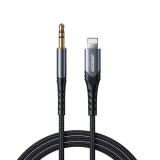 Cumpara ieftin Cablu Jack 3.5mm la Lightning, Hi-Fi, 1m - JoyRoom (SY-A02) - Black