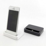 Suport Telefon cu Incarcare Wireless Apple iPhone 5/6/7 Negru