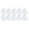 Set 10 protectii colturi pentru siguranta copii, drepte, 40x20mm, silicon, transparent Household NewTrend, Oem