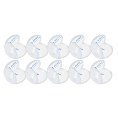 Set 10 protectii colturi pentru siguranta copii, drepte, 40x20mm, silicon, transparent Household NewTrend