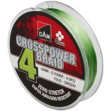 Fir Crosspower 4-Braid Green 0.15mm 8.1kg 150m, DAM