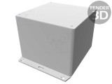 Carcasă universală ABS neagră 120x120x95mm