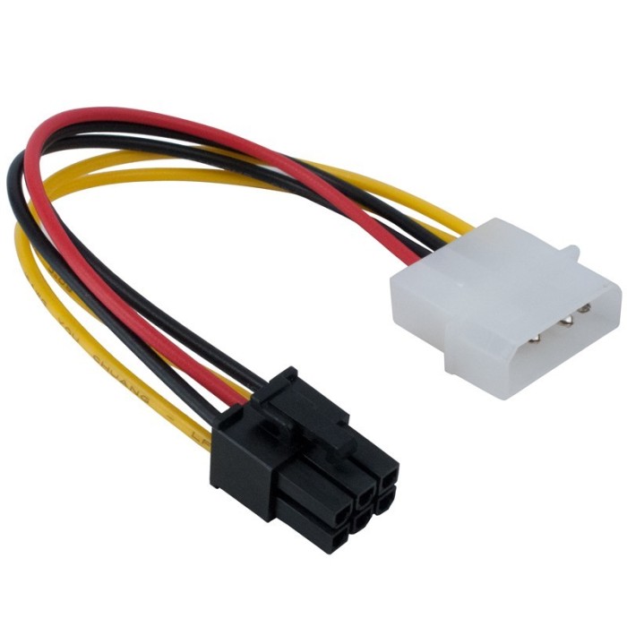Cablu adaptor de la Molex la PCI-Ex 6 pin Cablu adaptor de la Molex la PCI-Ex 6 pin