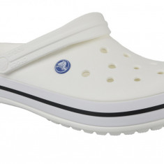 Papuci flip-flop Crocs Crocband 11016-100 alb