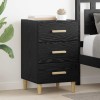 VidaXL Dulap de noapte Stejar negru 40 x 40 x 66 cm Lemn compozit