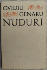 OVIDIU GENARU - NUDURI (VERSURI) [editia princeps, EPL 1967] foto