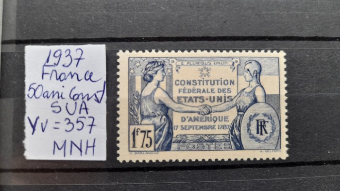 1937-Franta-YT357-MNH