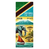 eSIM Tanzania, 20GB, 30 Days, Standard
