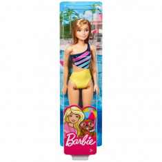 PAPUSA BARBIE SATENA CU COSTUM DE BAIE MULTICOLOR foto