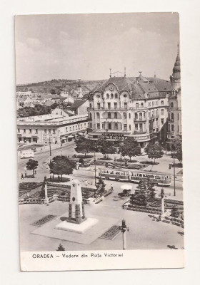 RF36 -Carte Postala- Oradea, piata Victoriei, circulata 1964 foto