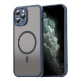 Husa iPhone 11 Pro Max Asteroid GSM HaloFrost II MagSafe, bleumarin