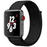 Cumpara ieftin Curea iUni compatibila cu Apple Watch 1/2/3/4/5/6/7, 40mm, Nylon Sport, Woven Strap, Midnight Black