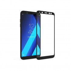 Folie Sticla Samsung Galaxy A6 2018 Flippy Full Face Negru foto