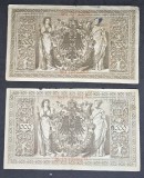 Lot Bancnote Germania - 1.000 Mark 1910