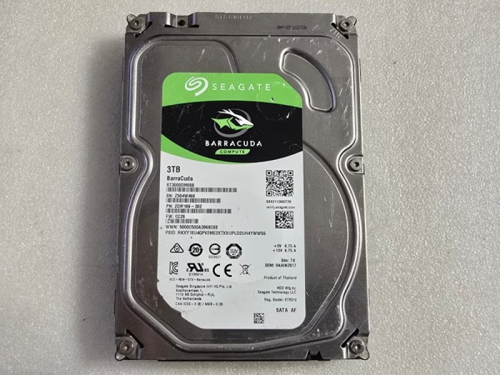 Hard disk desktop Seagate Barracuda 3TB 7200RPM 3.5&quot; SATA ST3000DM008