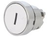 Comutator apăsare 22mm albă