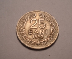 25 bani 1953 RARA foto