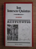 Ion Ionescu-Quintus - Scrieri