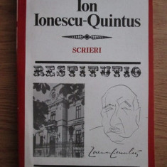 Ion Ionescu-Quintus - Scrieri
