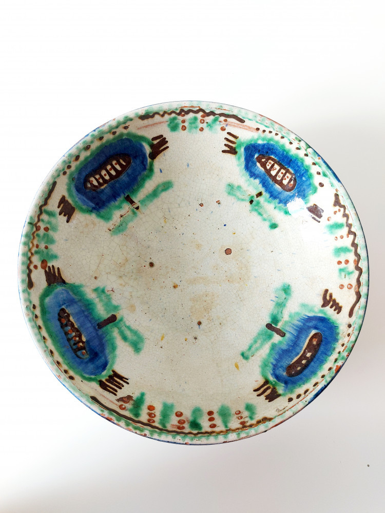 Ceramica Atelier Troita - Nora Steriadi - Bol din lut interbelic | arhiva  Okazii.ro