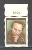 Austria.1990 100 ani nastere F.Werfel-poet MA.1002, Nestampilat