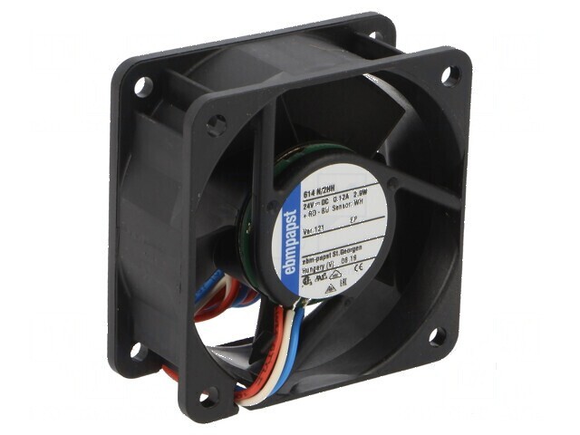 Ventilator DC axial 24VDC 56m3/h 41dBA 6850 rot/min