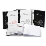 Album Foto Nunta Swinging Love, 29x32 cm, 64 Pagini, Alb-Negru, Carton Plasticizat, Diverse Formate Foto