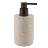 Dispenser Săpun Polirășină 320 Ml Design Piatră &ndash; Gri Deschis