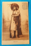 Carte Postala circulata corespondenta Bucuresti anii 1900 - Meaty - superba