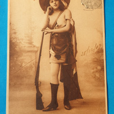 Carte Postala circulata corespondenta Bucuresti anii 1900 - Meaty - superba