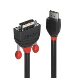 Cablu Black Line HDMI la DVI-D T-T 2m, Lindy L36272