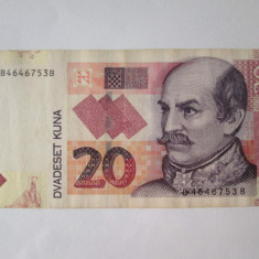 Croația 20 Kuna 2012