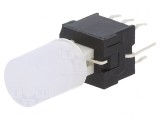 Comutator Verde DPDT 2 Pozitii 0.1A 30VDC