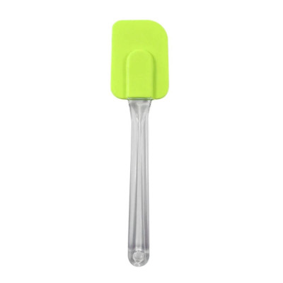 Paleta din Silicon pentru Ornat, Maner din Plastic Transparent, Verde, Paleta Gatit, Palete din Silicon, Palete pentru Bucatarie, Ustensile pentru Buc foto