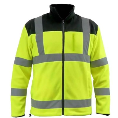 Bluza polar reflactorizanta 280g/m2,marim.xxxl, galbena-neagra foto